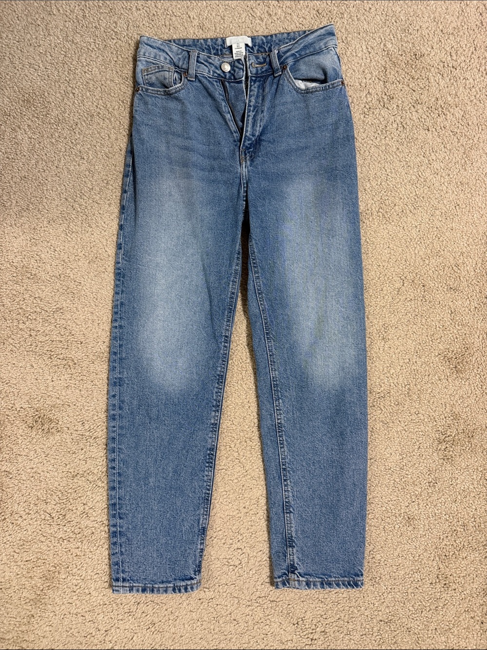 H&M Mom Slim Fit High Waist Ankle Jeans Size 2